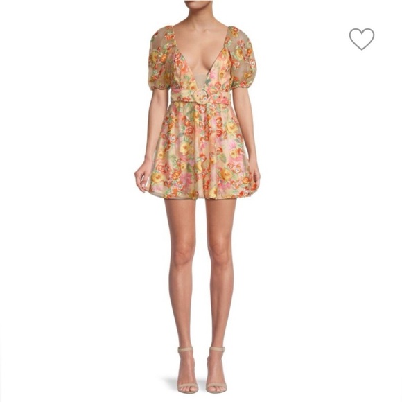 FOR LOVE & LEMONS
Winnie Floral-Embroidered Mini Dress Size M $292 NEW - Picture 6 of 8